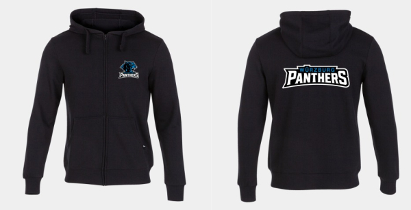 Würzburg PANTHERS Training u. Freizeit Jacke mit Kapuze